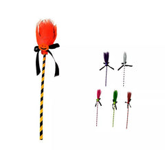 Mini vassouras de tule cores sortidas