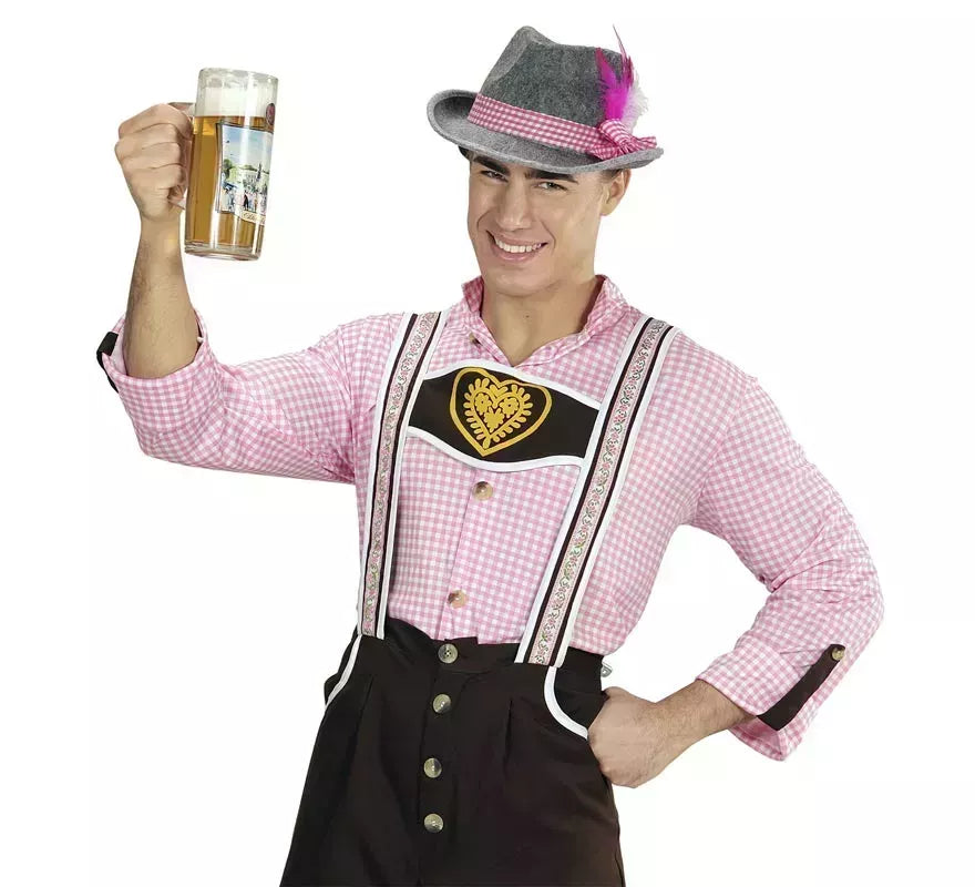 Translation missing: pt-PT.Sombrero Bávaro o Tirolés Oktoberfest con Plumas