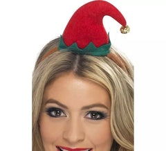 Mini chapéu Red Elf com bandana