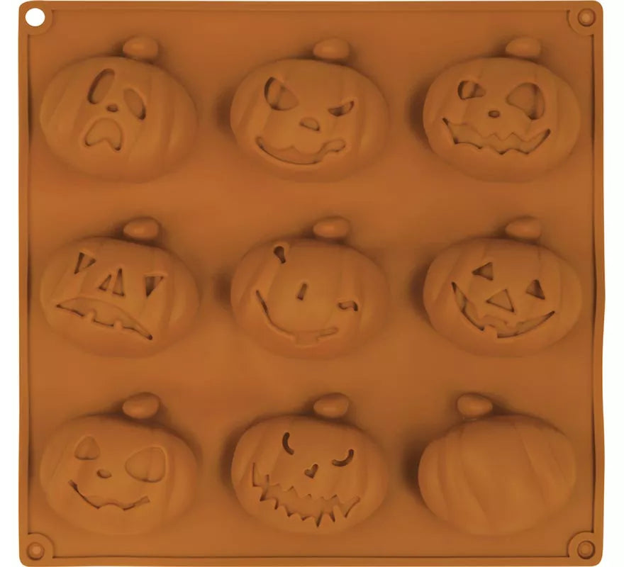 Molde 9 Calabazas Silicona de 24x25 cm