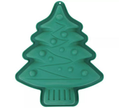 Molde de silicone para bolos em forma de árvore de Natal 18x16 cm