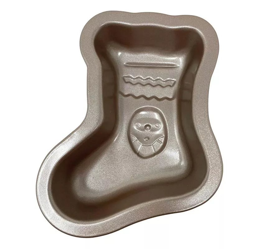 Translation missing: pt-PT.Molde Bota Navideña metálico para pasteles de 15 cm