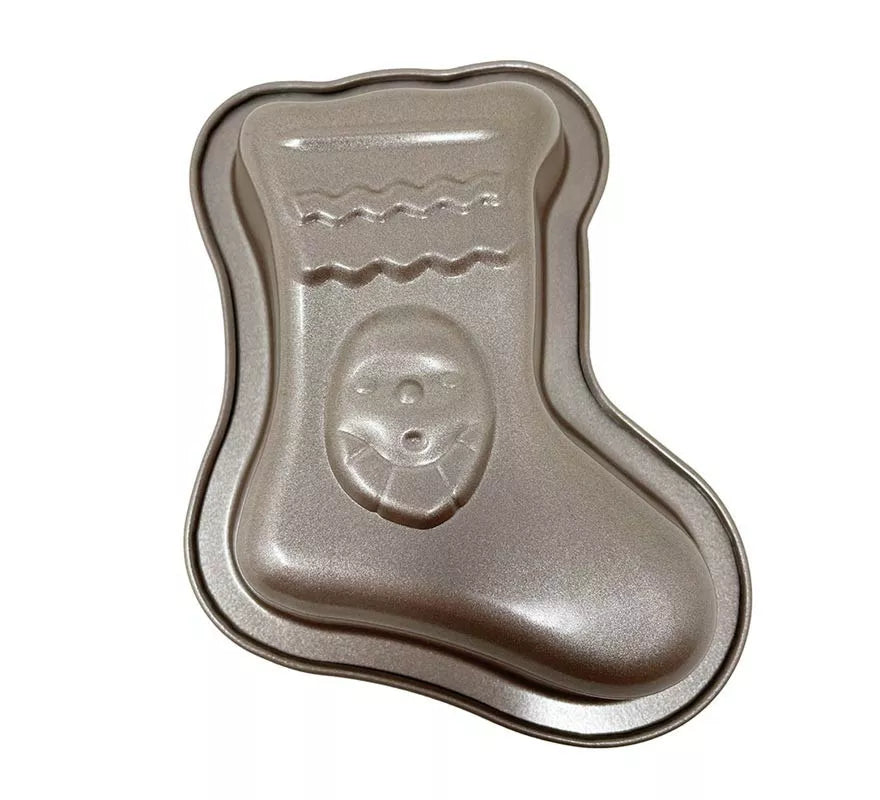 Translation missing: pt-PT.Molde Bota Navideña metálico para pasteles de 15 cm