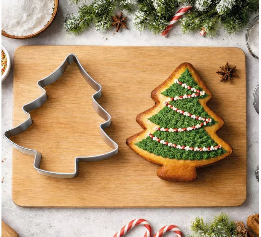 Translation missing: pt-PT.Molde Metálico de Árbol de Navidad para Galletas de 9 cm