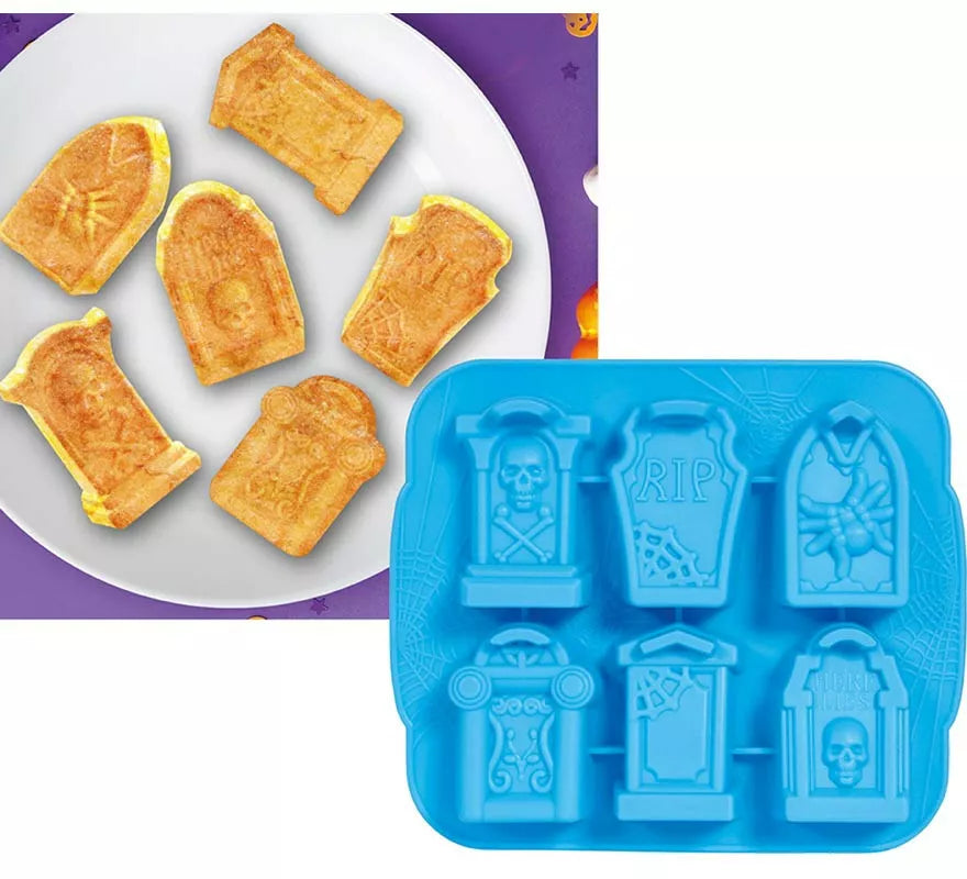 Translation missing: pt-PT.Molde para 6 Galletas de Tumbas 21x18 cm
