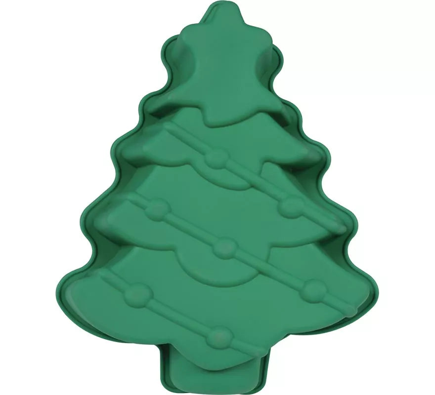 Molde para Pastel con Forma de Árbol de Navidad de 21x30 cm