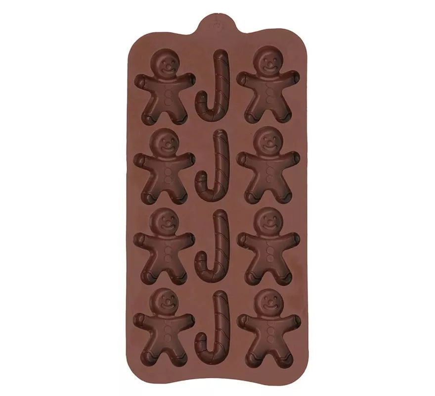 Translation missing: pt-PT.Molde Rectangular para 12 Galletas de silicona de 10x20 cm