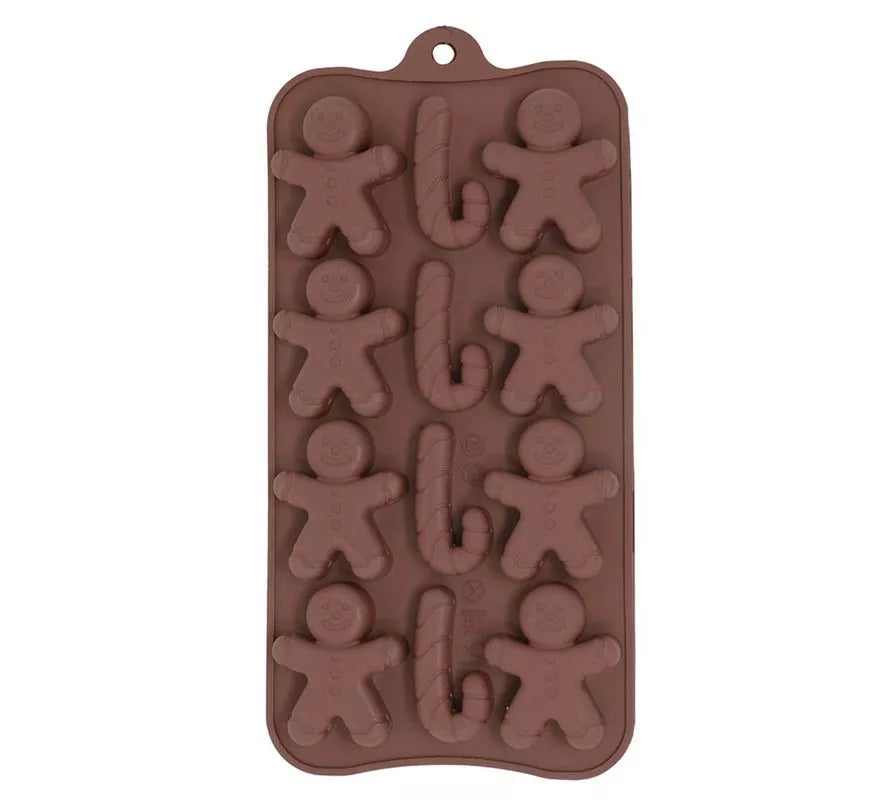 Translation missing: pt-PT.Molde Rectangular para 12 Galletas de silicona de 10x20 cm