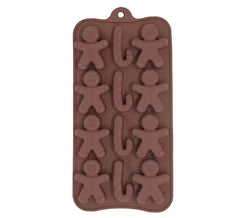 Forma retangular para 12 biscoitos de silicone de 10x20 cm