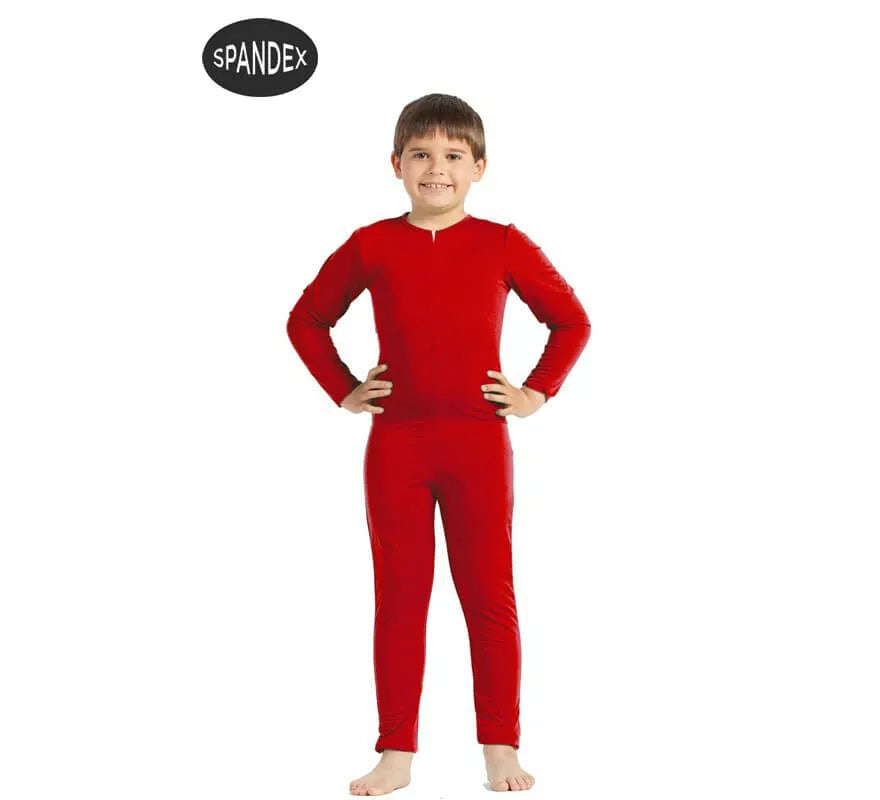 Translation missing: pt-PT.Mono interior de spandex Rojo para niños