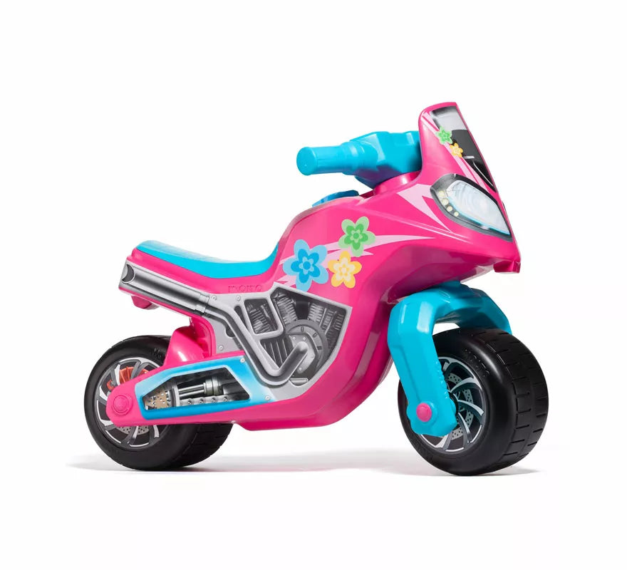 Moto Correpasillos Moltó Cross Race rosa