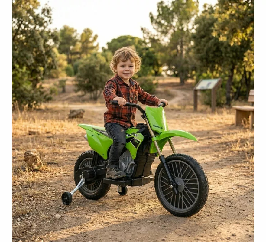 Translation missing: pt-PT.Moto Eléctrica Infantil Cross Kawasaki KX85 12V