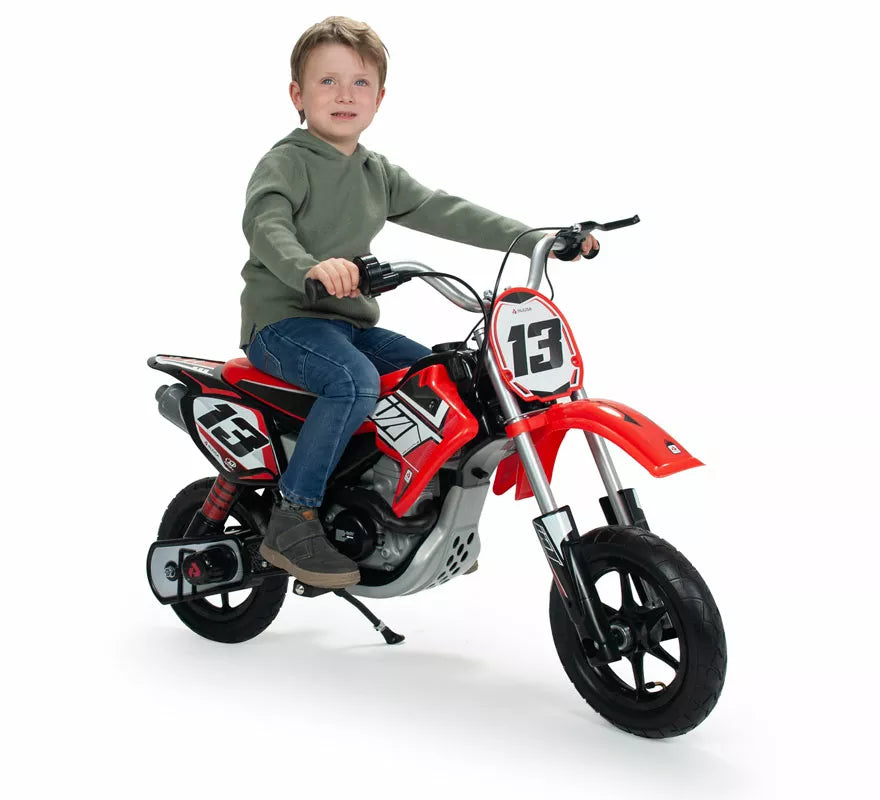 Moto Eléctrica Infantil Cross Motard 24V roja