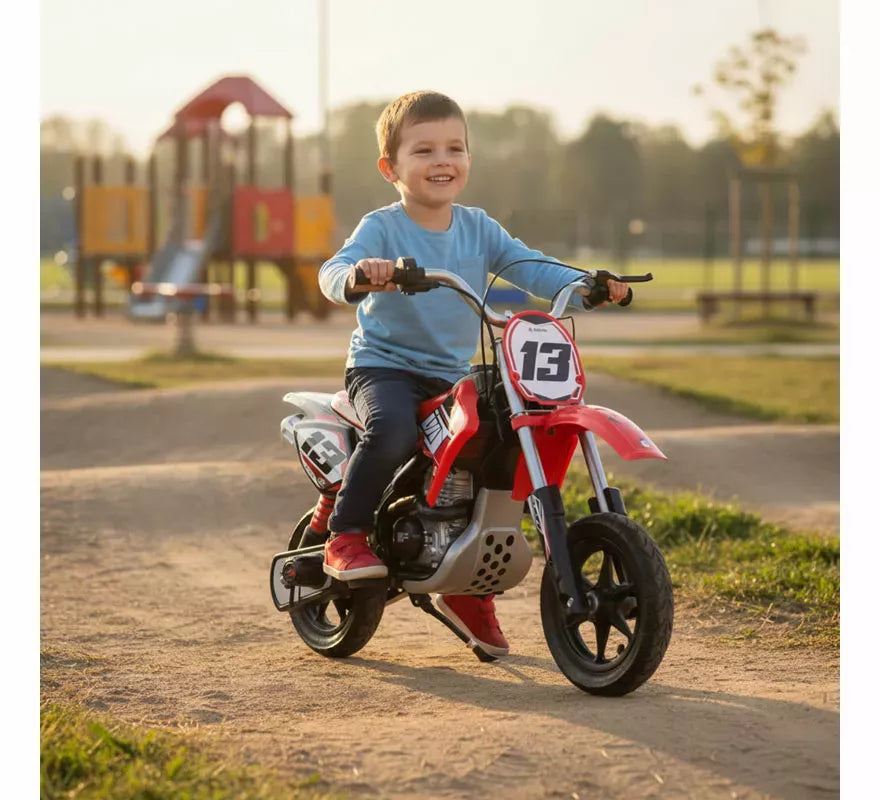 Moto Eléctrica Infantil Cross Motard 24V roja