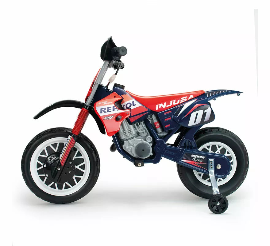 Moto Eléctrica Infantil Cross Repsol 6V