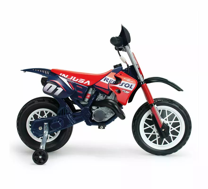 Moto Eléctrica Infantil Cross Repsol 6V