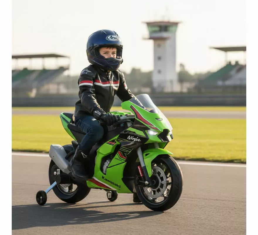 Moto Eléctrica Infantil Kawasaki Ninja 12V