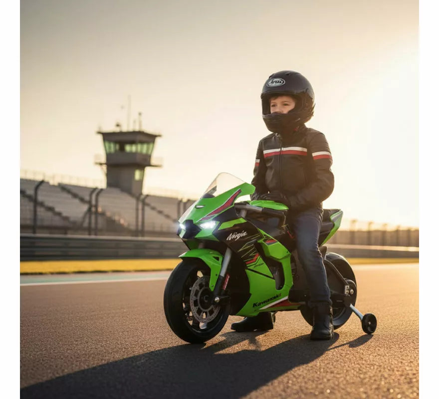 Moto Eléctrica Infantil Kawasaki Ninja 12V