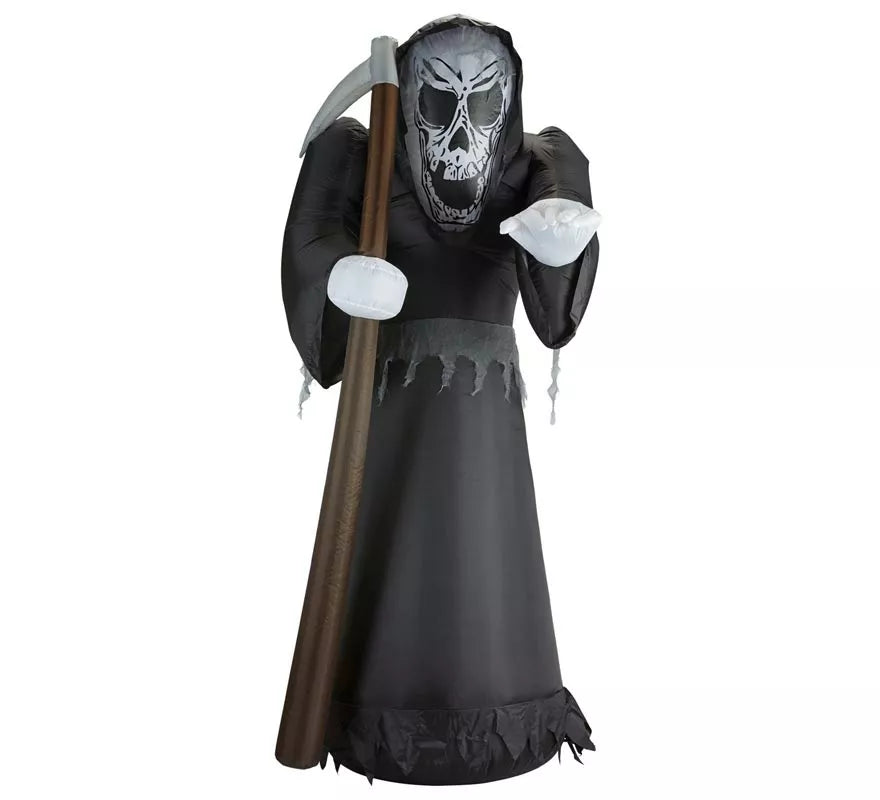 Translation missing: pt-PT.Muerte Auto Hinchable de Halloween con Iluminación de 122 cm