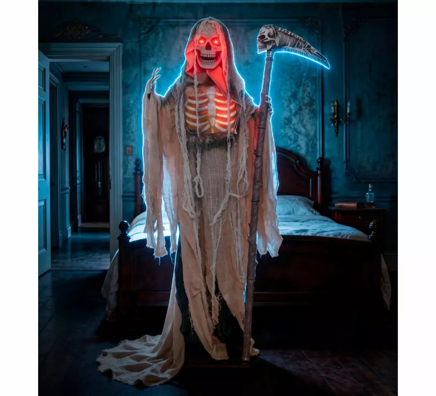 Translation missing: pt-PT.Muerte con Guadaña, Luz, Sonido y Movimiento de 138x17x162 cm