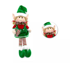 "Boneca Elf Sentado Sorridente 24"""