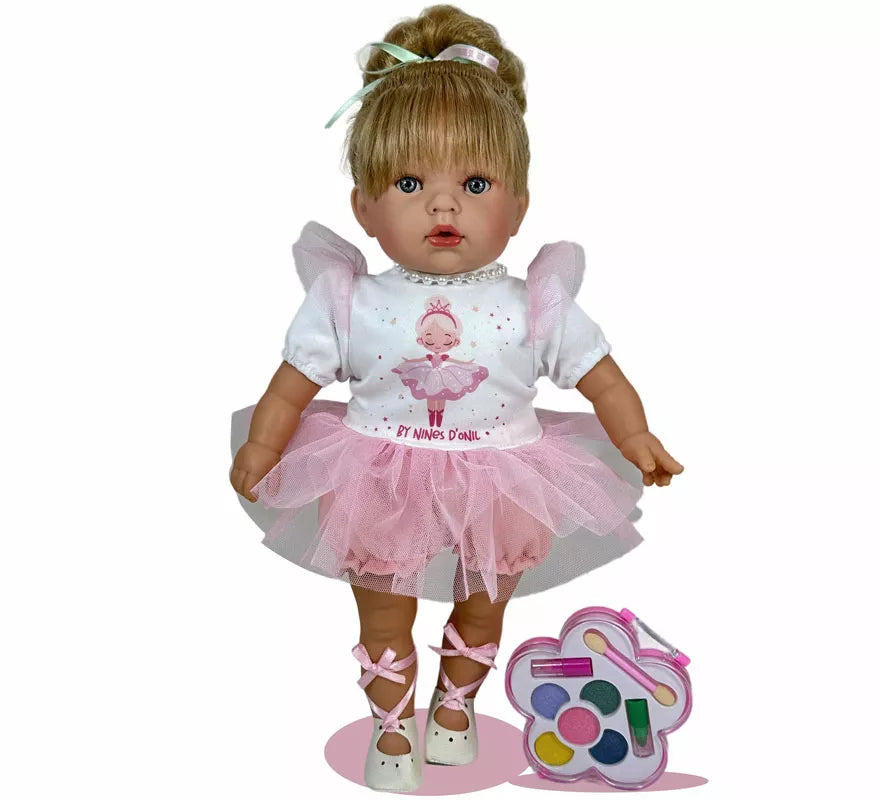 Translation missing: pt-PT.Muñeca Little Tita Bailarina rosa con Maquillaje de 40 cm