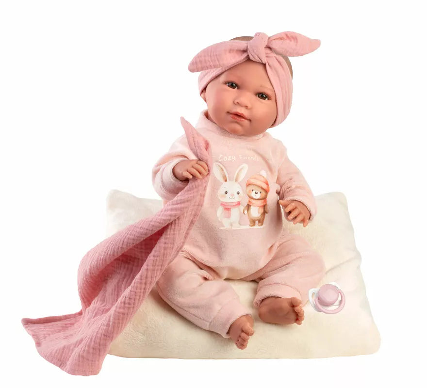 Translation missing: pt-PT.Muñeca Mimi Llorona Cozy Friends de 42 cm con Mantita