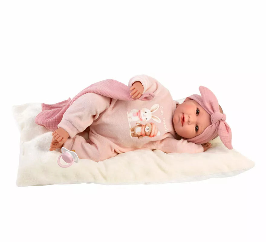 Translation missing: pt-PT.Muñeca Mimi Llorona Cozy Friends de 42 cm con Mantita