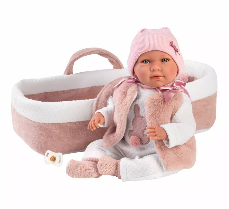 Translation missing: pt-PT.Muñeca Mimi Llorona de 42 cm con Capazo