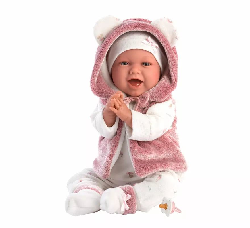Translation missing: pt-PT.Muñeca Mimi Sonrisas de 42 cm con Chaqueta y Chupete