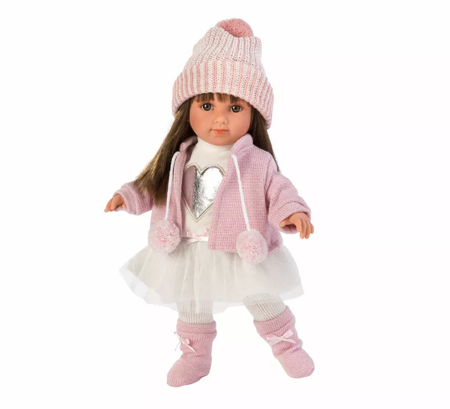 Translation missing: pt-PT.Muñeca Sara de 35 cm con Falda de Tul y Chaqueta