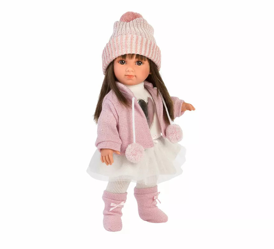 Muñeca Sara de 35 cm con Falda de Tul y Chaqueta