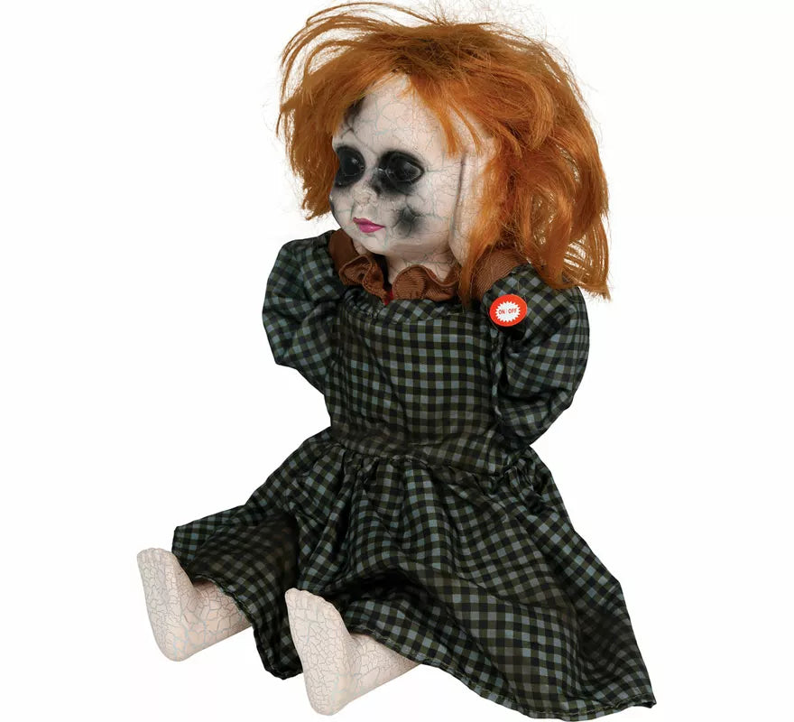 Translation missing: pt-PT.Muñeca Terror con Sonido y Movimiento de 40 cm