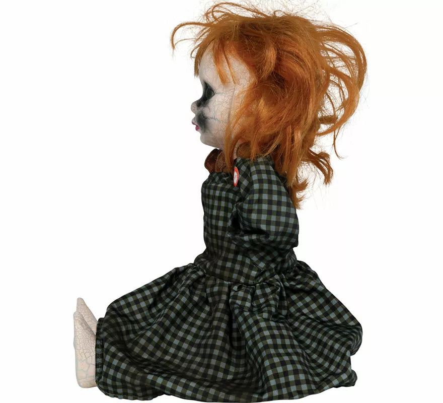 Muñeca Terror con Sonido y Movimiento de 40 cm