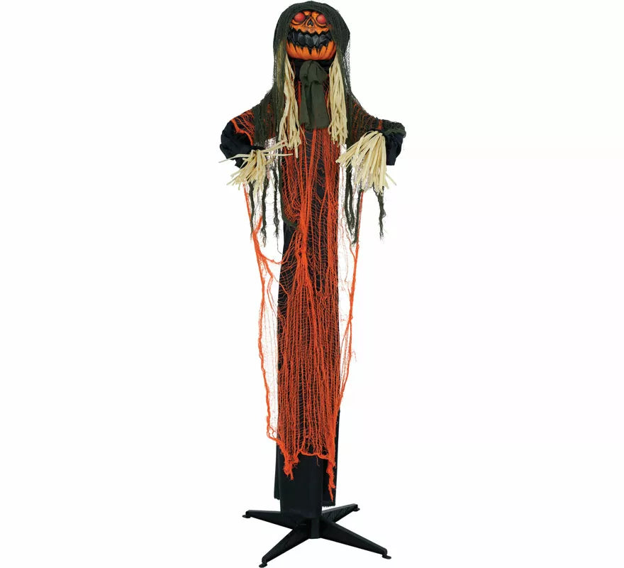 Translation missing: pt-PT.Muñeco Calabaza con Luz, Sonido y Movimiento de 185 cm