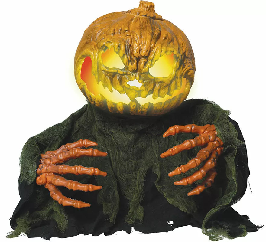 Muñeco Calabaza con Luz, Sonido y Movimiento de 50 cm
