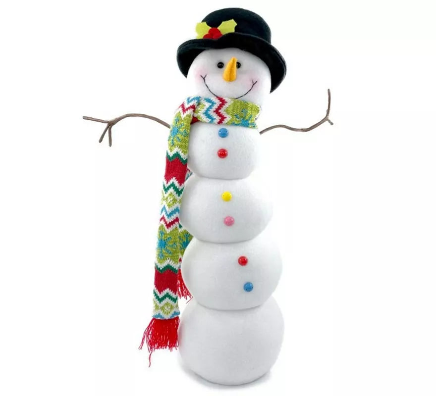 Translation missing: pt-PT.Muñeco de Nieve con Sombrero de 50 cm