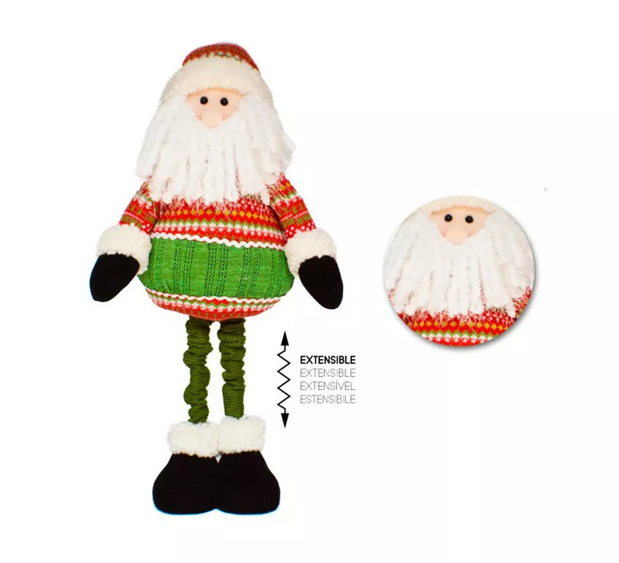 Translation missing: pt-PT.Muñeco de Papá Noel Estirable de 90 cm