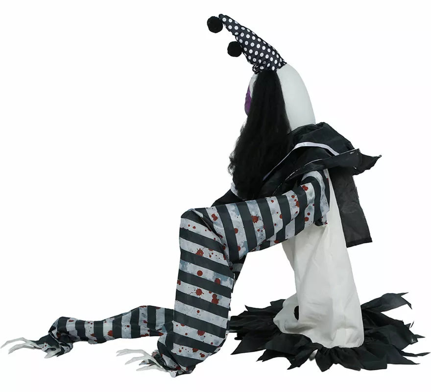 Muñeco Payaso Terror con Luz, Sonido y Movimiento de 105 cm