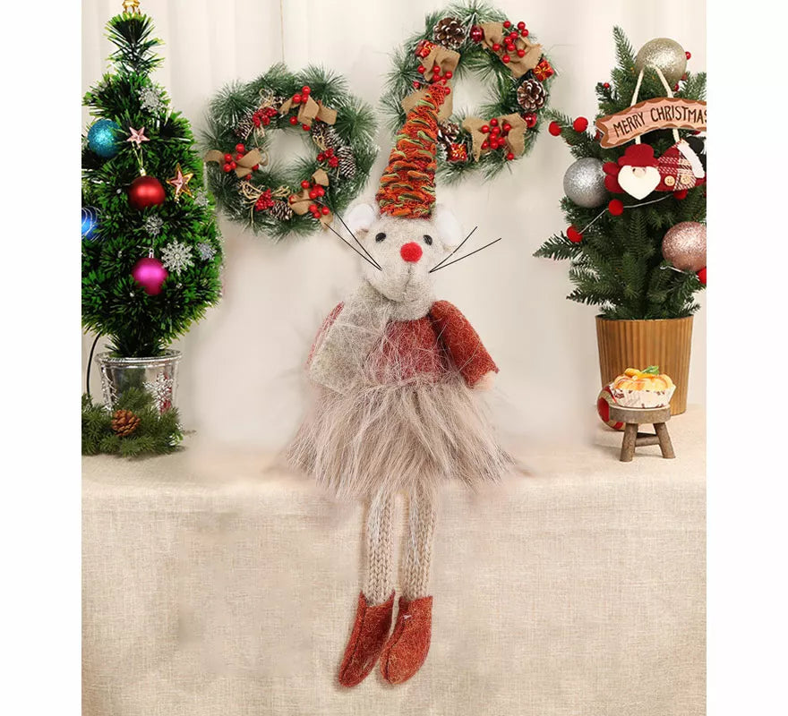 Translation missing: pt-PT.Muñeco Ratona Navidad Sentado de 21 cm