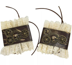 Pulseiras Steampunk com rolamentos