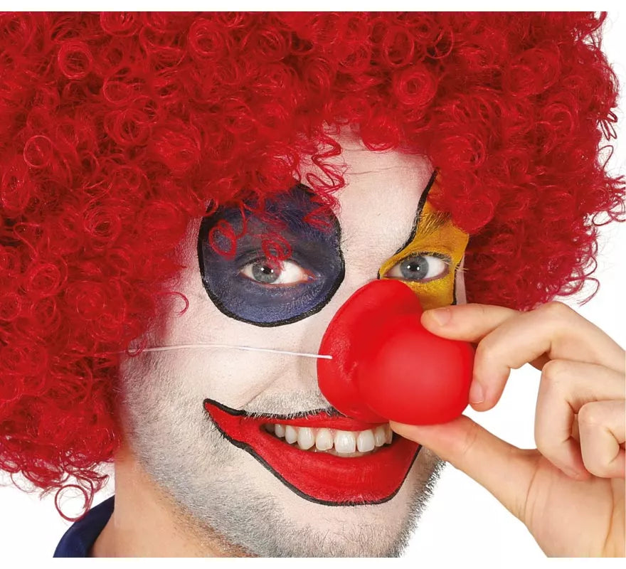 Translation missing: pt-PT.Nariz de Payaso roja de Látex con sonido