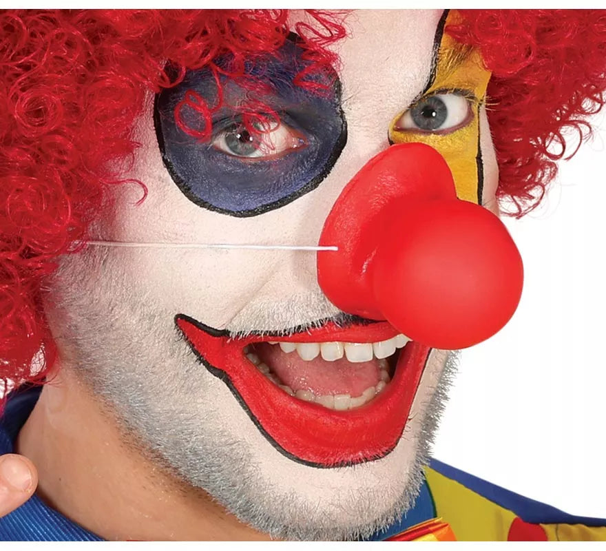 Translation missing: pt-PT.Nariz de Payaso roja de Látex con sonido