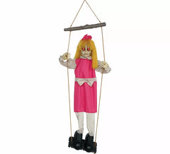 Menina no Baloiço com Luz, Som e Movimento de 105 cm