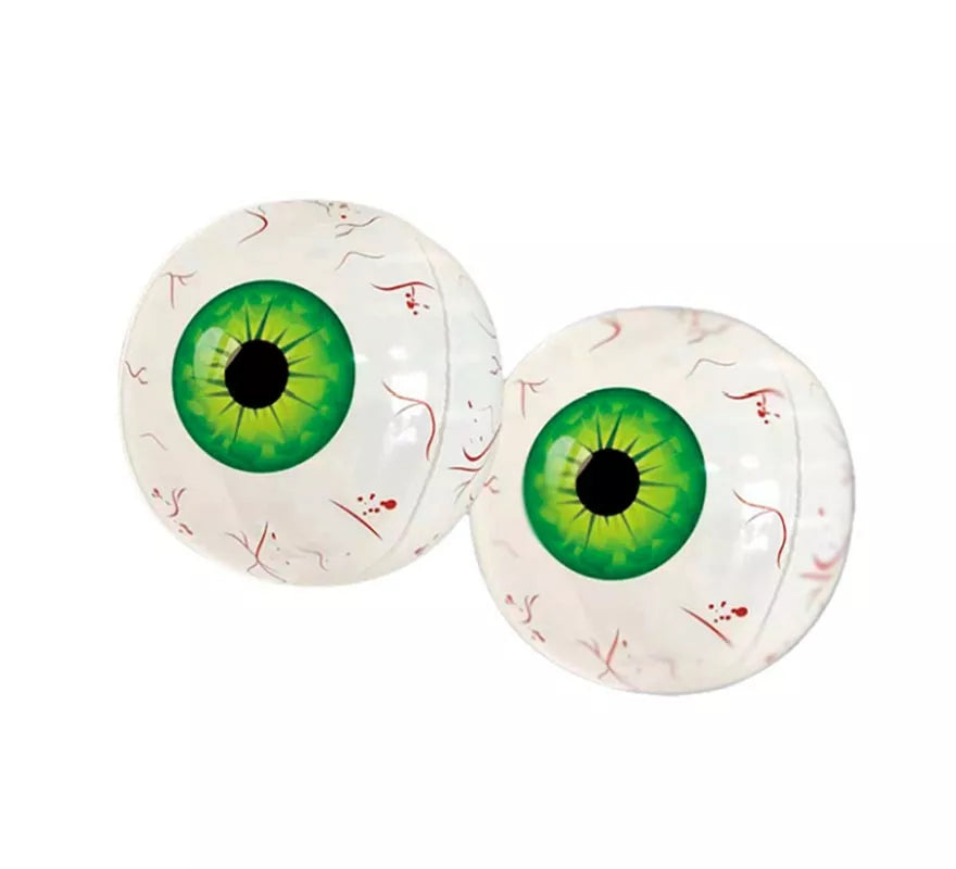 Translation missing: pt-PT.Ojos Hinchables 2 piezas verdes de 55 cm