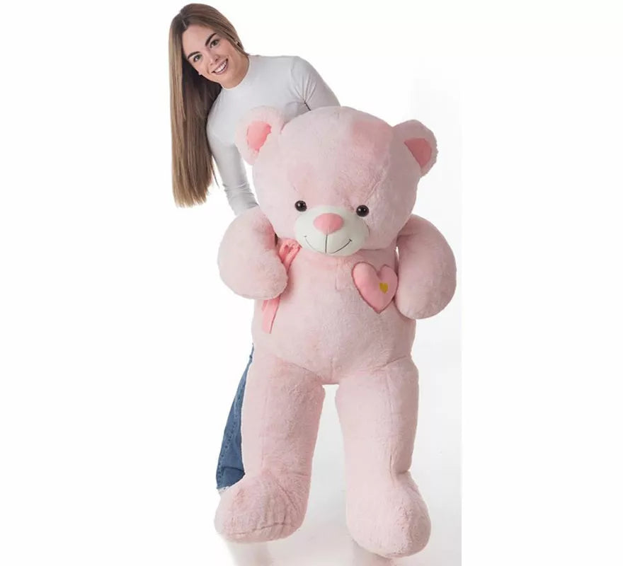 Oso de Peluche de San Valentín rosa en varios tamaños