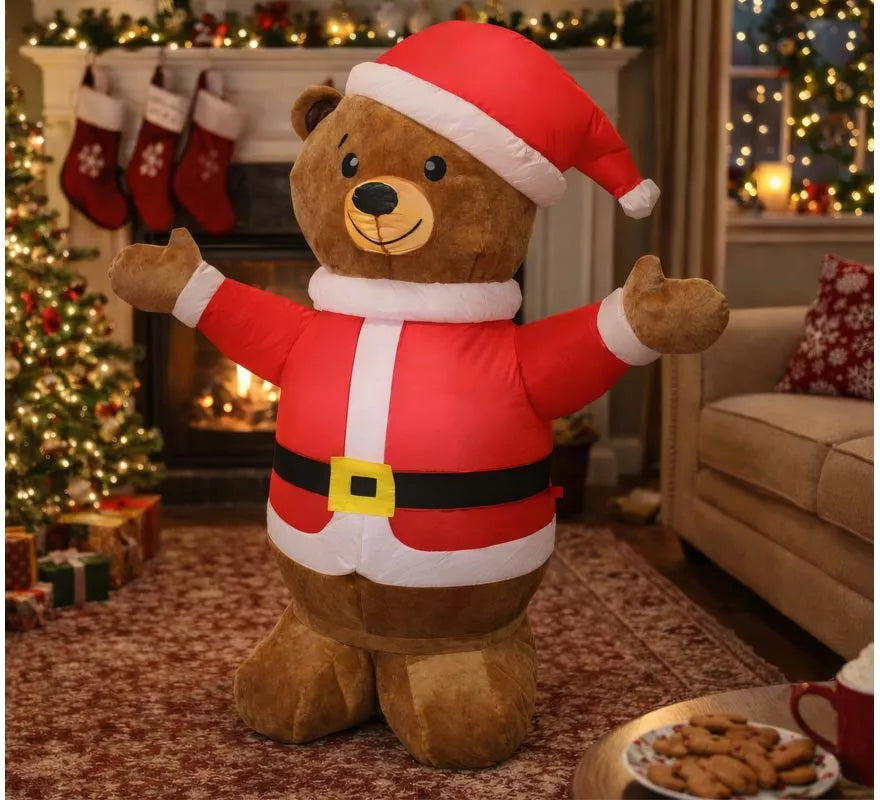 Translation missing: pt-PT.Oso Hinchable de Papá Noel de 120 cm