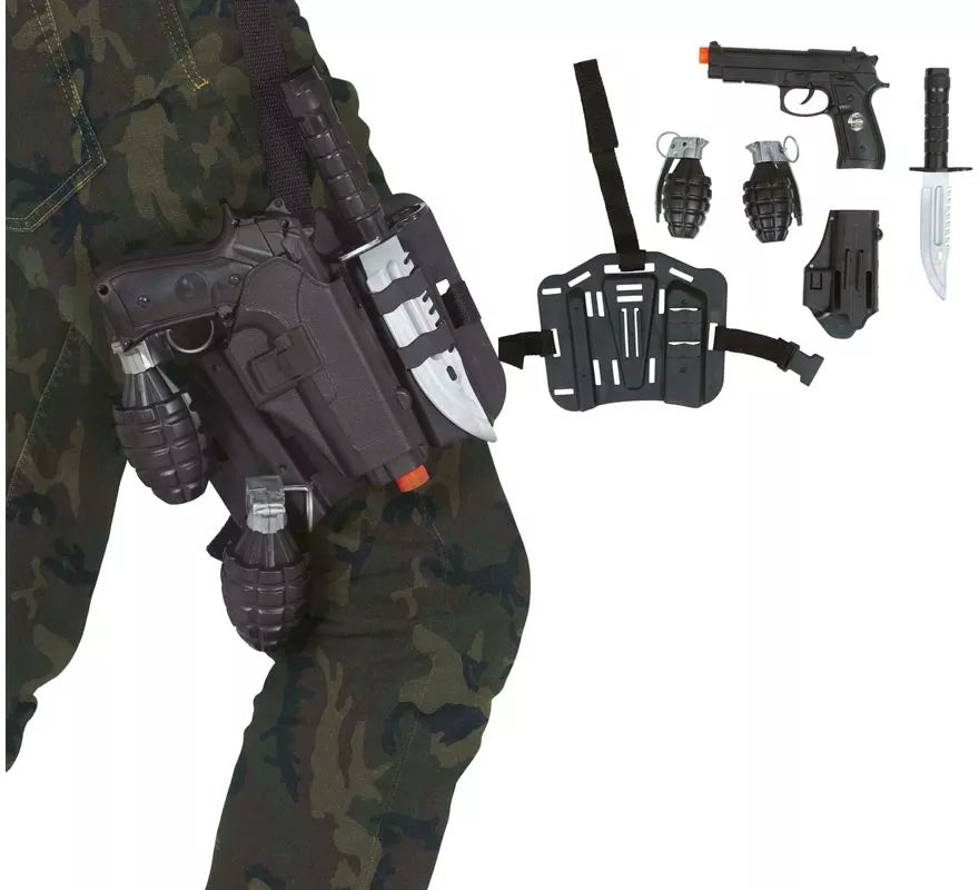Translation missing: pt-PT.Pack 5 Accesorios Armas Policía de Plástico de Juguete