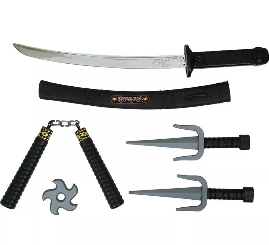 Translation missing: pt-PT.Pack 5 Armas Ninja de Plástico de Juguete