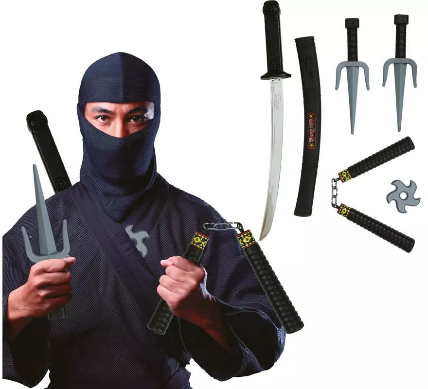 Translation missing: pt-PT.Pack 5 Armas Ninja de Plástico de Juguete
